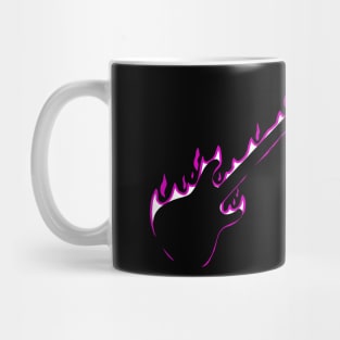 Fire Guitar (Violet version) Mug